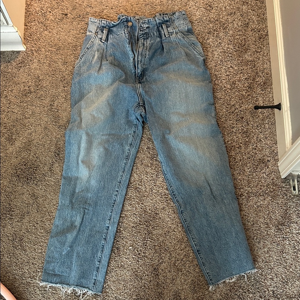 Abercrombie & Fitch Blue Mom Jeans